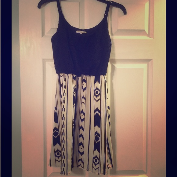 Strapless sun dress