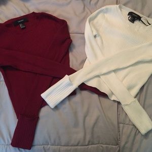 NEVER WORN F21 Cropped Sweaters