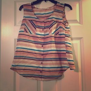 Sleeveless blouse