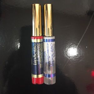 Blu red Lipsense and silver glitter gloss bundle