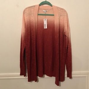NWT Sonoma Pink Ombré Cardigan