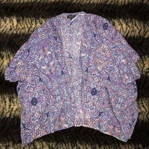 Paisley print kimono