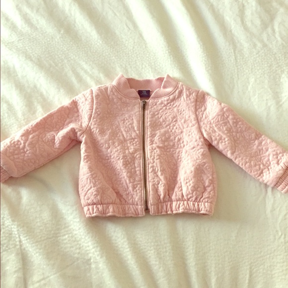 Baby Gap 12-18mon Pink Bomber Jacket