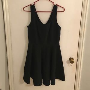 Black skater dress