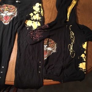 Ed Hardy black track suit