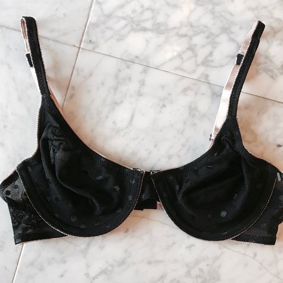 FLASH SALE! NWT Polka Dot Sheer Delicate Bralette