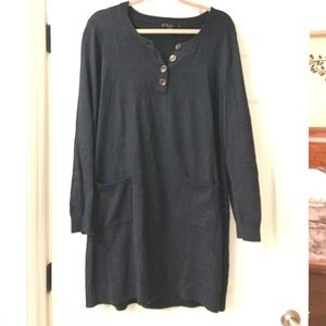 Boden Navy Sweater Dress