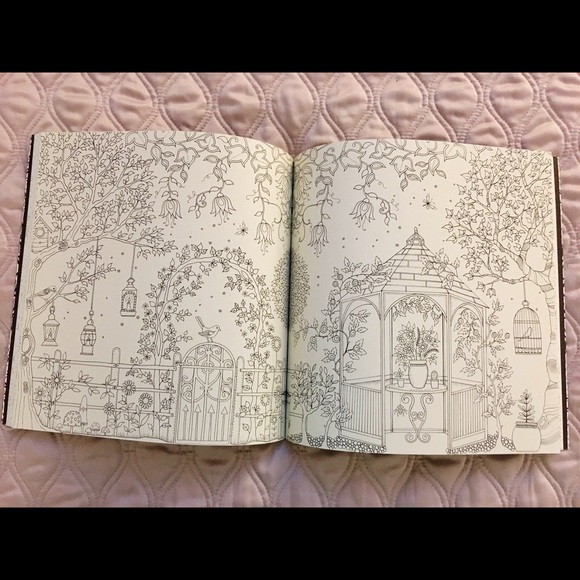 Secret Garden Adult Coloring Book - Picture 3 of 4