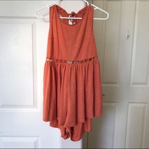 Orange Romper