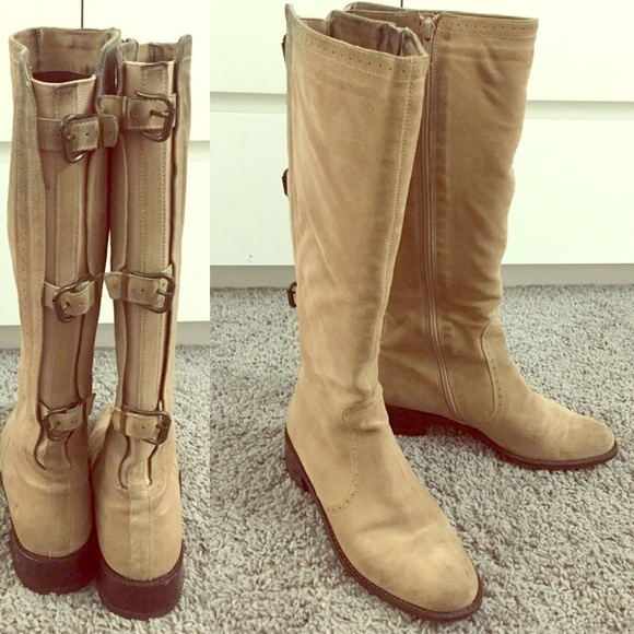 VANELI suede knee high boot