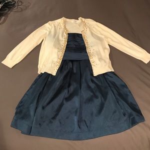 Gold Sequined Cardigan || Isaac Mizrahi