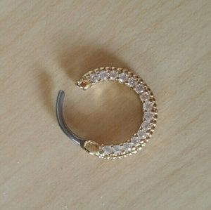 16g Morbid Metals Jeweled Septum Ring