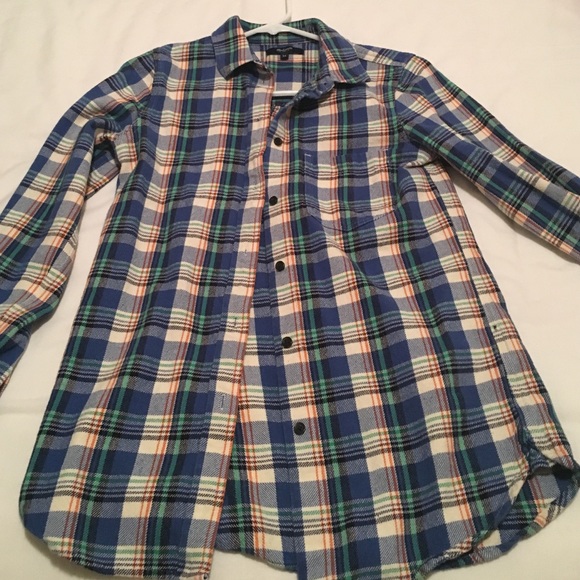 Flannel button-up!