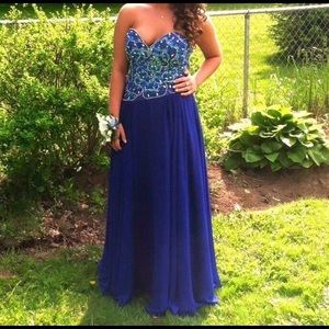 Blue Prom Dress
