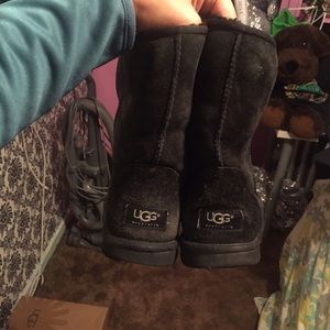 Black uggs size 9 women