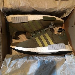 Adidas NMD_R1 runner olive green footlocker ex