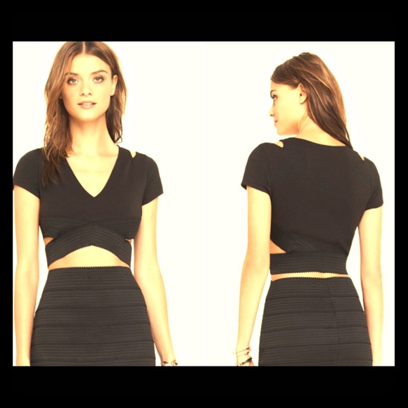 Express sexy bandage style crop top