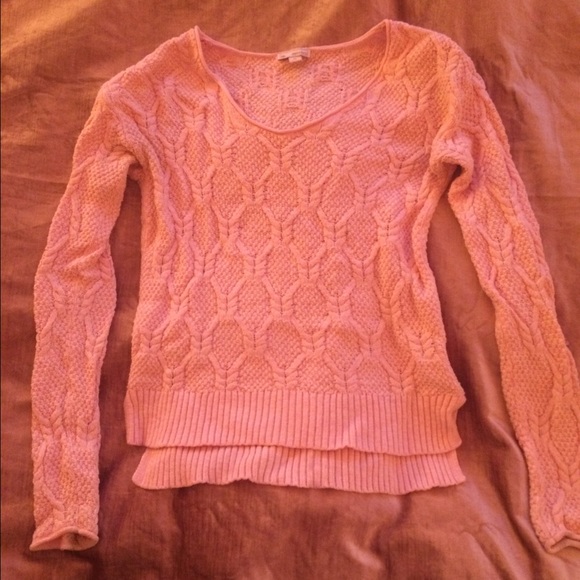 Pink GAP Cable-Knit Sweater