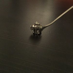 Tori Hill Marcasite Elephant Necklace