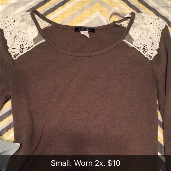 New brown cute shirt