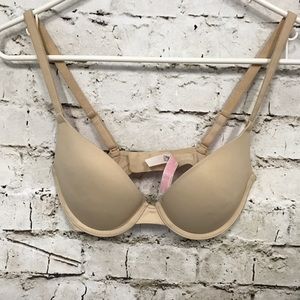 PINK Victoria's Secret 32C nude push up bra