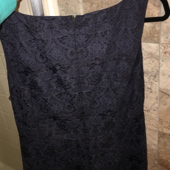 NWT Tory burch navy blue lace dress sz 10 - Picture 3 of 4