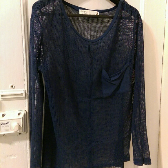 Vintage Havana long sleeve net top