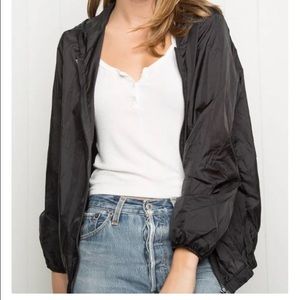 Brandy Melville Black Windbreaker