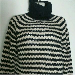 Navy & Ivory Tory Burch Sweater