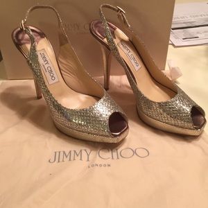 Jimmy Choo Glitter pumps