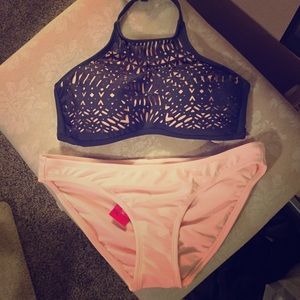 New! Grey/Pink Bikini