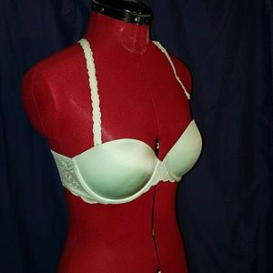 PINK/Victoria's Secret mint lace convertible bra