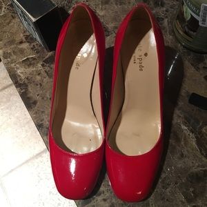Red Kate Spade pumps size 7 1/2