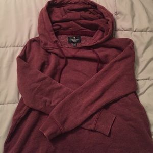 American Eagle Maroon Hoodie