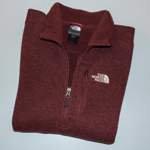 Men's North Face pullover fleece quarter-zip