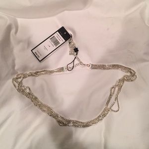 Silver plated BCBG belt