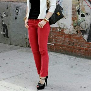 Red skinny jeans - must have!