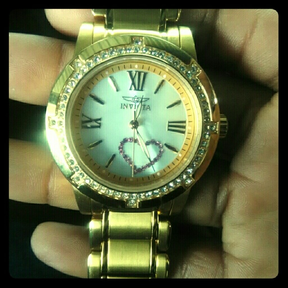 Invicta angel crystal watch