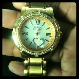 Invicta angel crystal watch