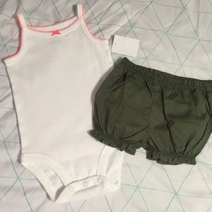 6-9 Month Tank Top and Bloomer Outfit