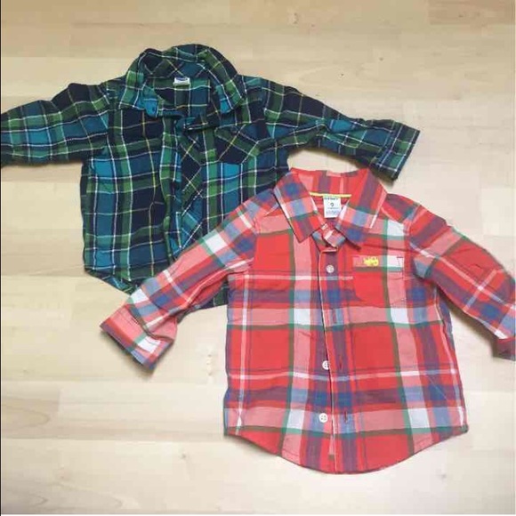 Button up bundle
Blue6-12M old navy Red9M Carter's - Picture 1 of 1