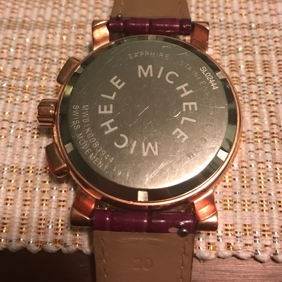 Michele large rose gold sport sail