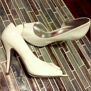 White Patent Heels