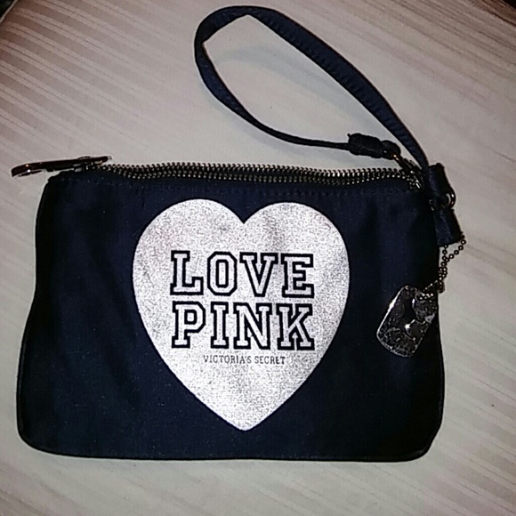 Victoria secret love wristlet purse
