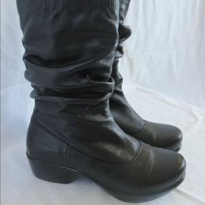 DANSKO AURORA MID-CALF LEATHER BOOTS SZ 7.5 / 38