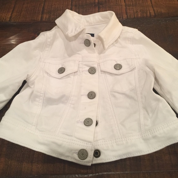 White jean jacket