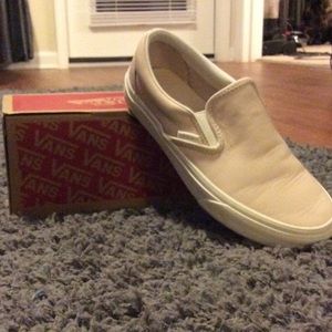 Classic Leather Slip-on Vans