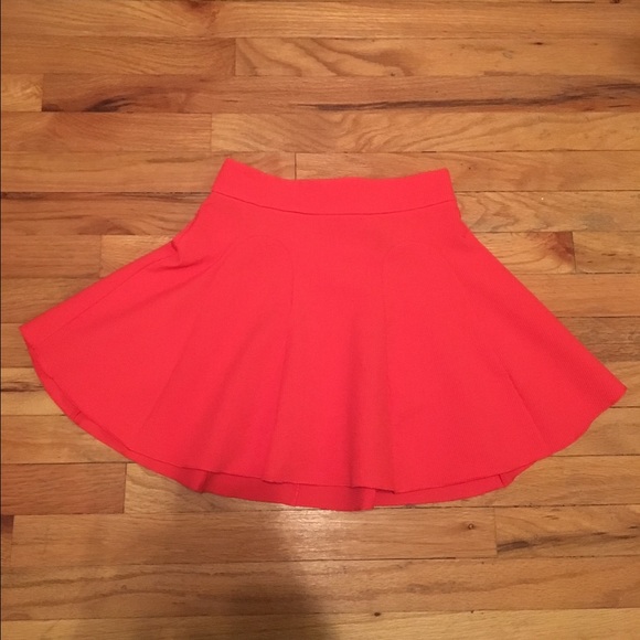 H&M Red skater skirt