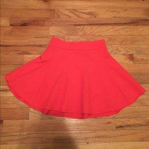 H&M Red skater skirt