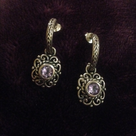 Authentic Amethyst earrings